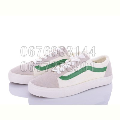 Кеды Violeta S4-A801 white-green