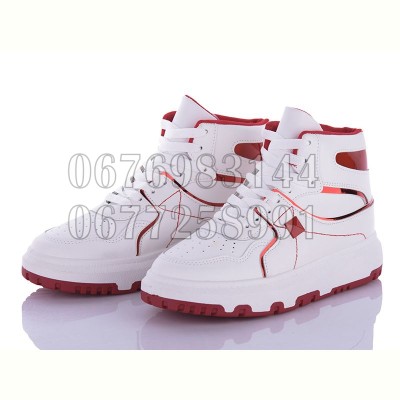 Ботинки Панда BK72 white-red