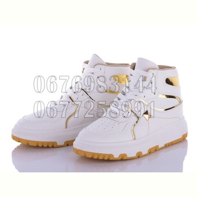 Ботинки Панда BK72 white-golden