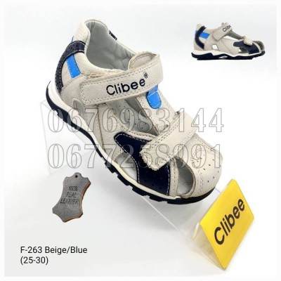 Босоножки Clibee Apa-F263 beige-blue