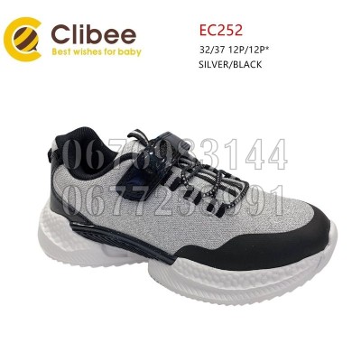 Кроссовки Clibee LD-EC252 silver-black