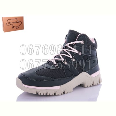 Ботинки Restime SWO21333 grey-pink