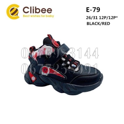 Кроссовки Clibee SA-E79 black-red