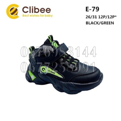 Кроссовки Clibee SA-E79 black-green
